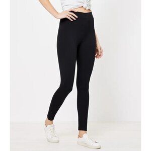 Ann Taylor LOFT Petites Black Crepe Skinny Leggings XXS